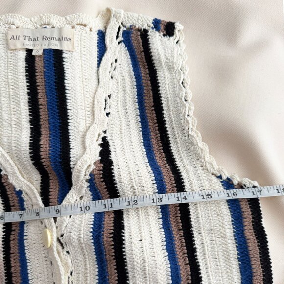 All That Remains "Lucy" Crochet Vest, size 6AUS/2US - Picture 7 of 8